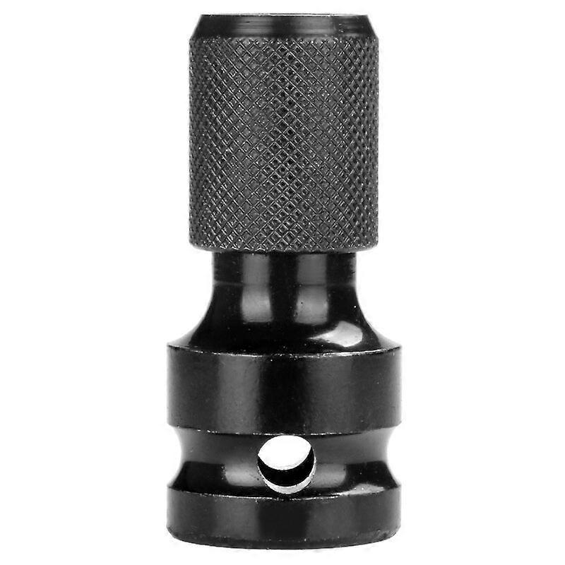 1 Set 1/2" Square to 1/4" Hex Socket Adapter, Quick Release Chuck Converter