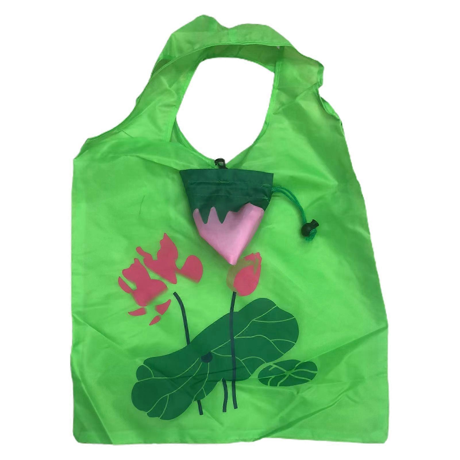 Fruit Shape Reusable Shopping Bag Portable Drawstring Foldable Heavy Duty Cloth Large Capacity Multi-functional Grocery Bag Tote Handbag KAESI