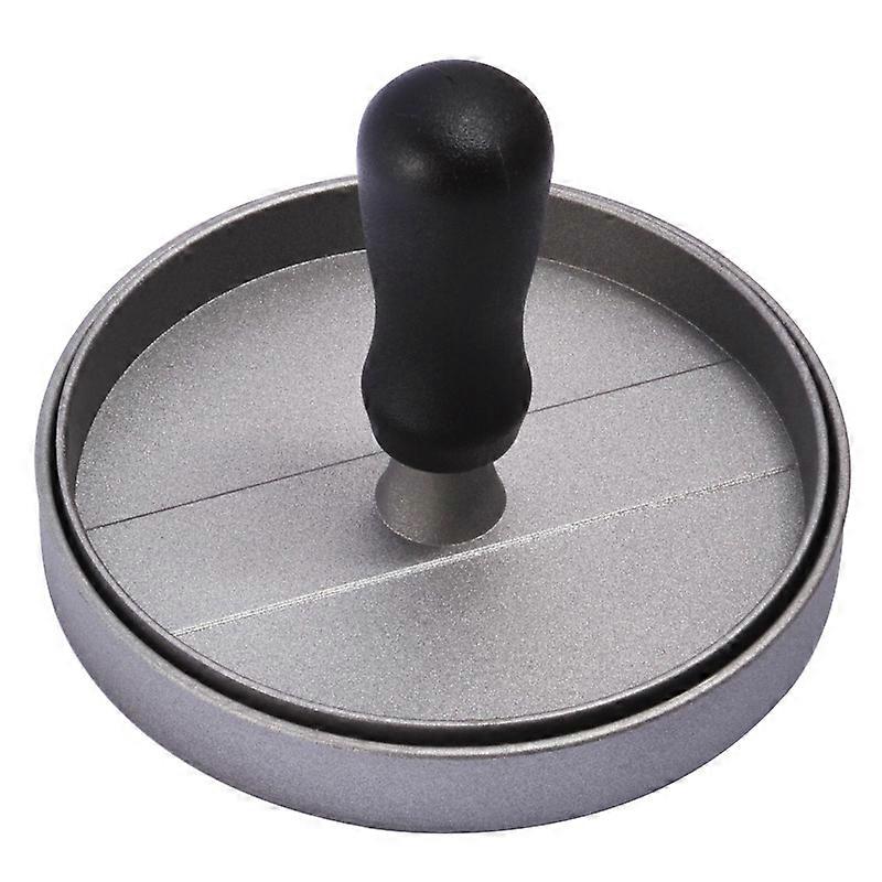 Hamburger press, 1 piece silver Hamburger press, hamburger mold made of die-cast aluminum, coated with non-stick and food-safe material