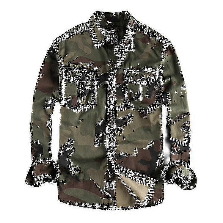 Herrenhemd Military Camouflage Military Unifor