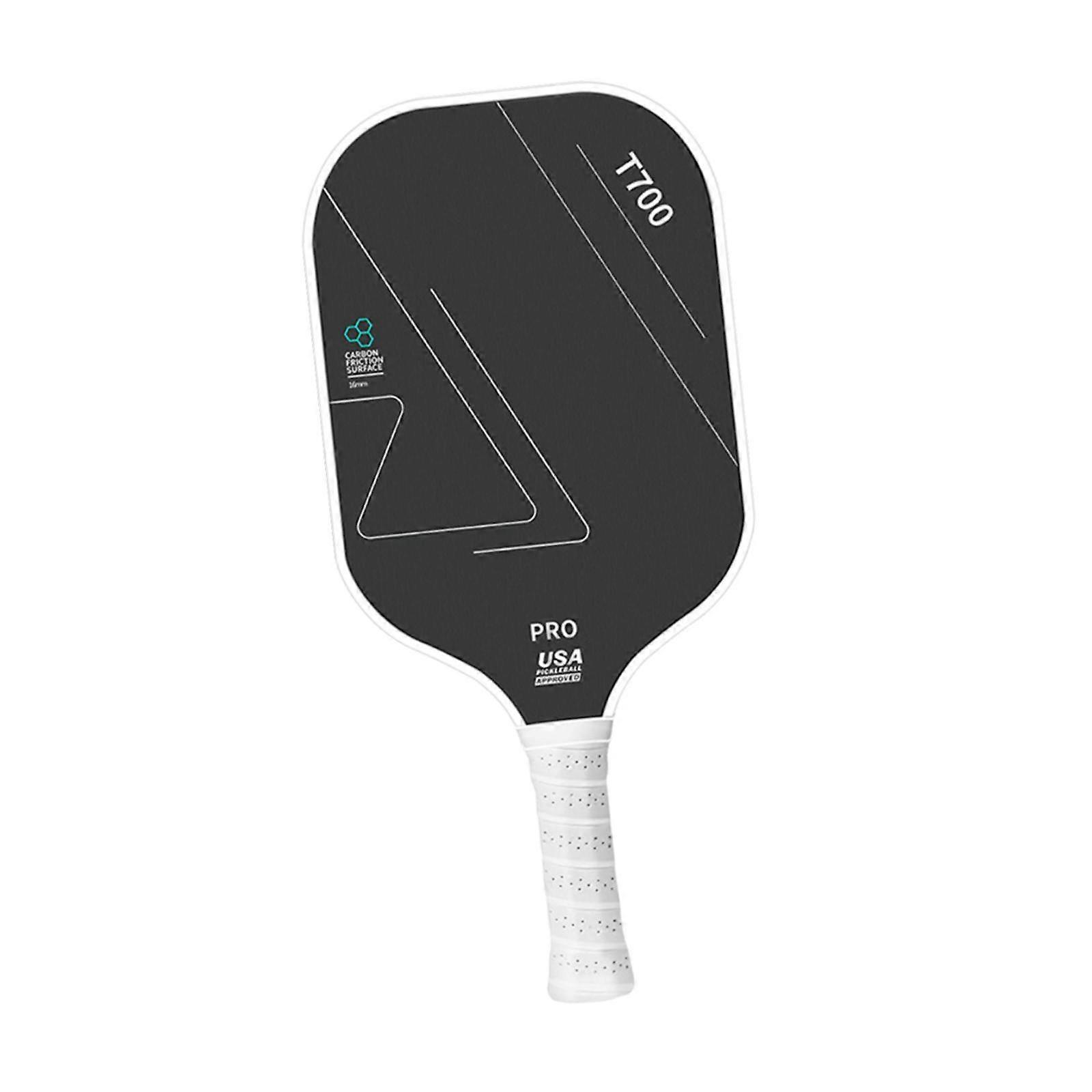 Carbon Fiber Pickleball Paddle Portable Practice Matte Finish Honeycomb Core Style A