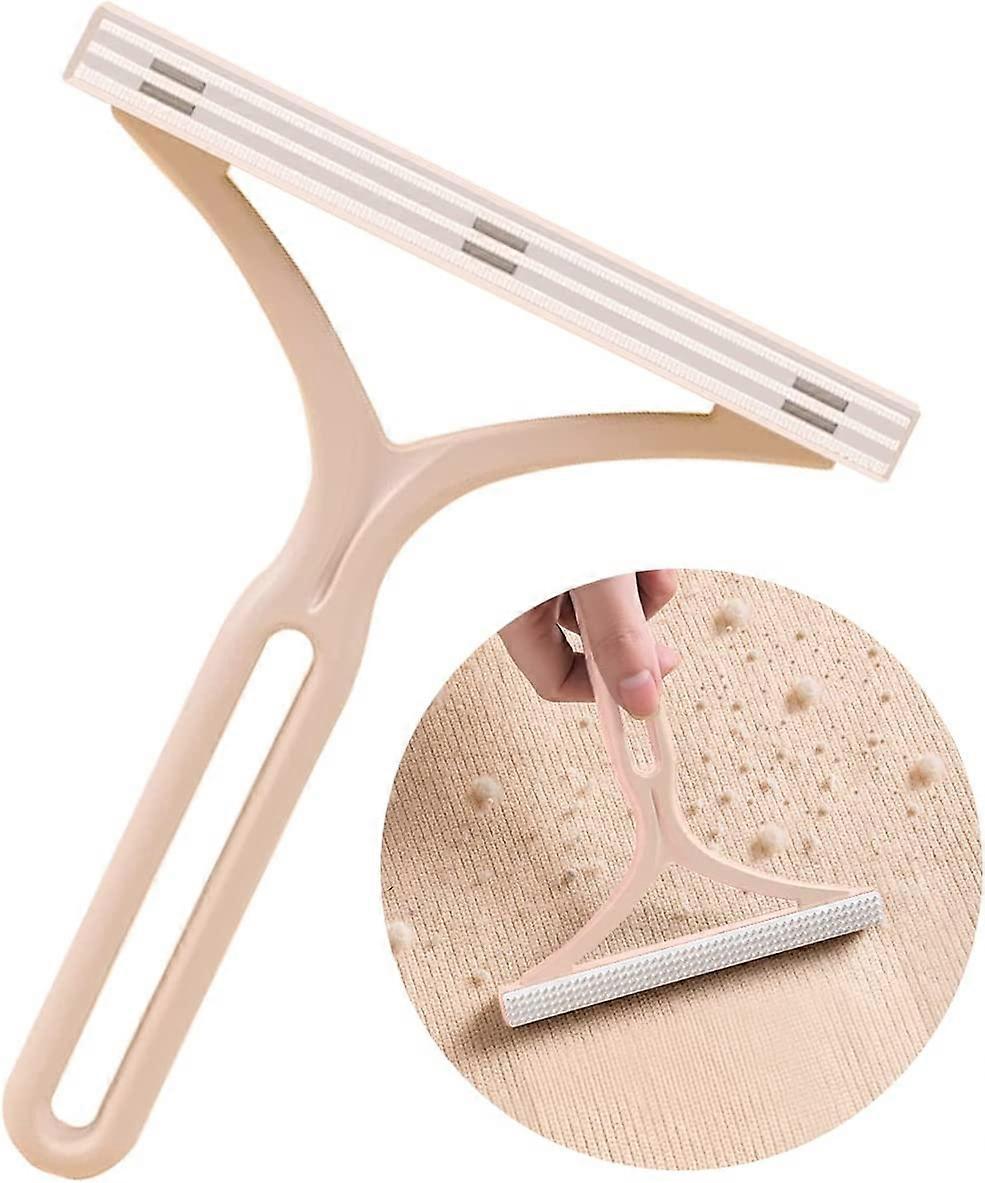 No Damage Lint Remover, 3-Layer Silicone Brush Head Lint Roller, Pet Hair Fuzz Cleaner, Fabric Shaver for Carpet Clothes Sofa Bed, More Efficient and 