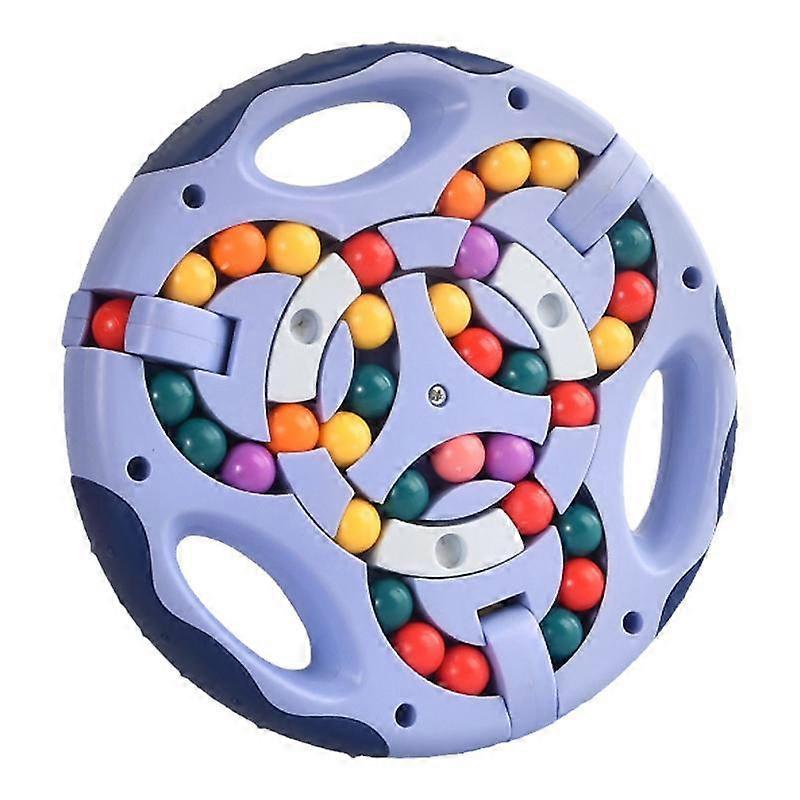 Fingertip Rubik's Cube Beans Double Side Rotating Ball Plate Décompression des doigts Pensée Exercice Educatif Illumination Jouets