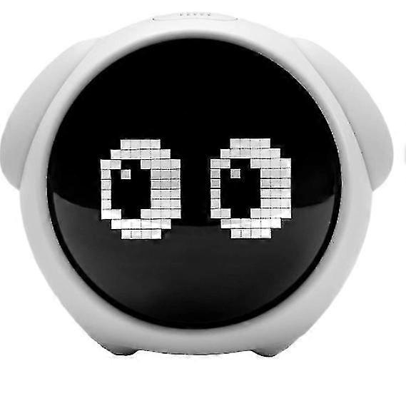 Expression Alarm Clock Multi-function Cartoon Children's Mute Bedside Night Light