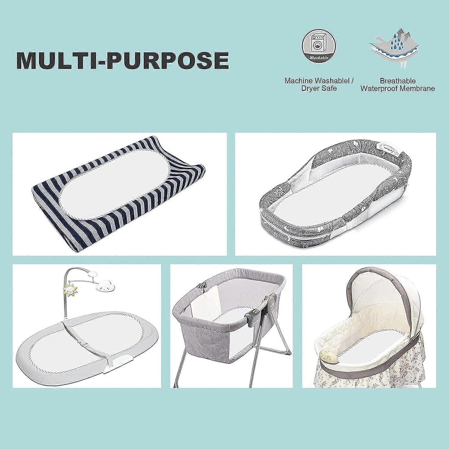 Waterproof Changing Pad Liners - Soft Changing Table Cover Liners - Pack of 6