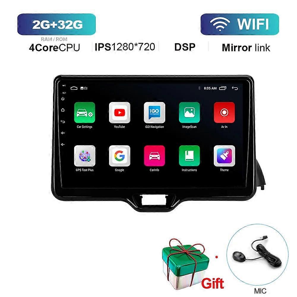 For Toyota Yaris Vios 2020 -2022 Car Radio Video Autoradio Multimedia Player Monitor Android 13 Navigation IPS Audio Carplay IPS