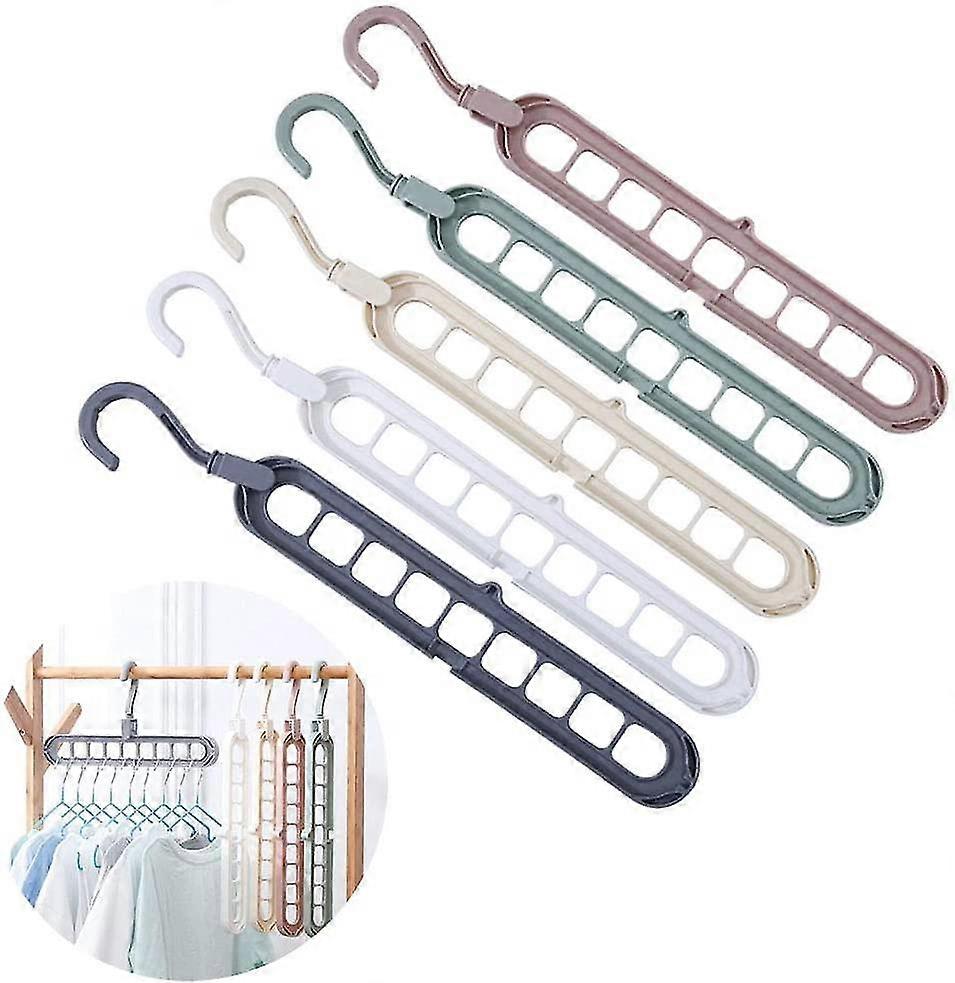 Space Saving Hangers, 5 Piece Multi Hanger Organizer