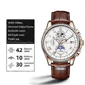 LIGE Fashion Automatic Date Men Quartz Watches Top Brand Luxury
