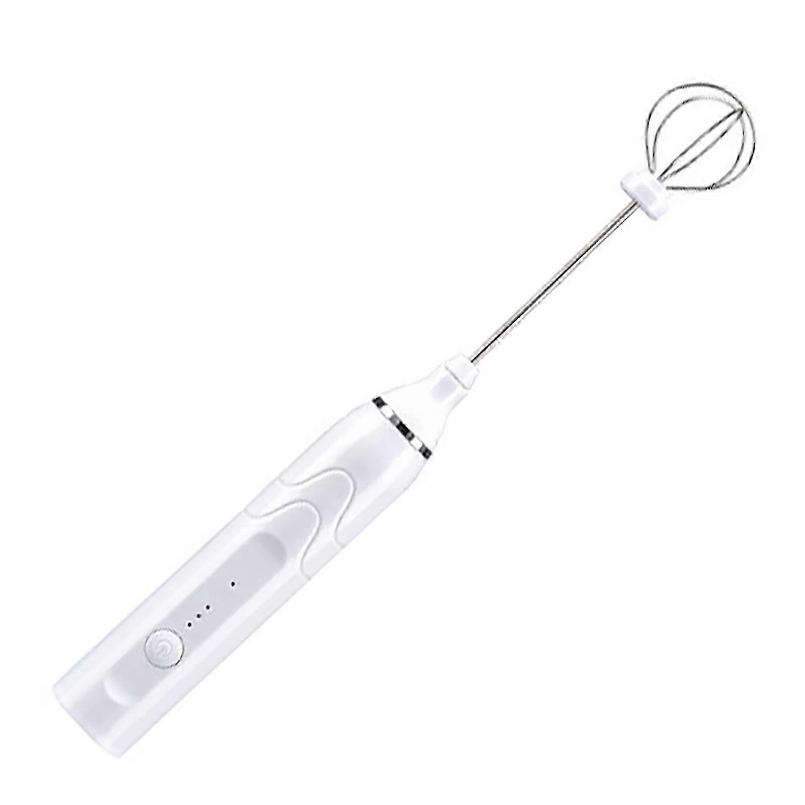 Electric Hand Mixer USB Rechargeable Automatic Milk Frother and Egg Beater with Large Capacity Battery
