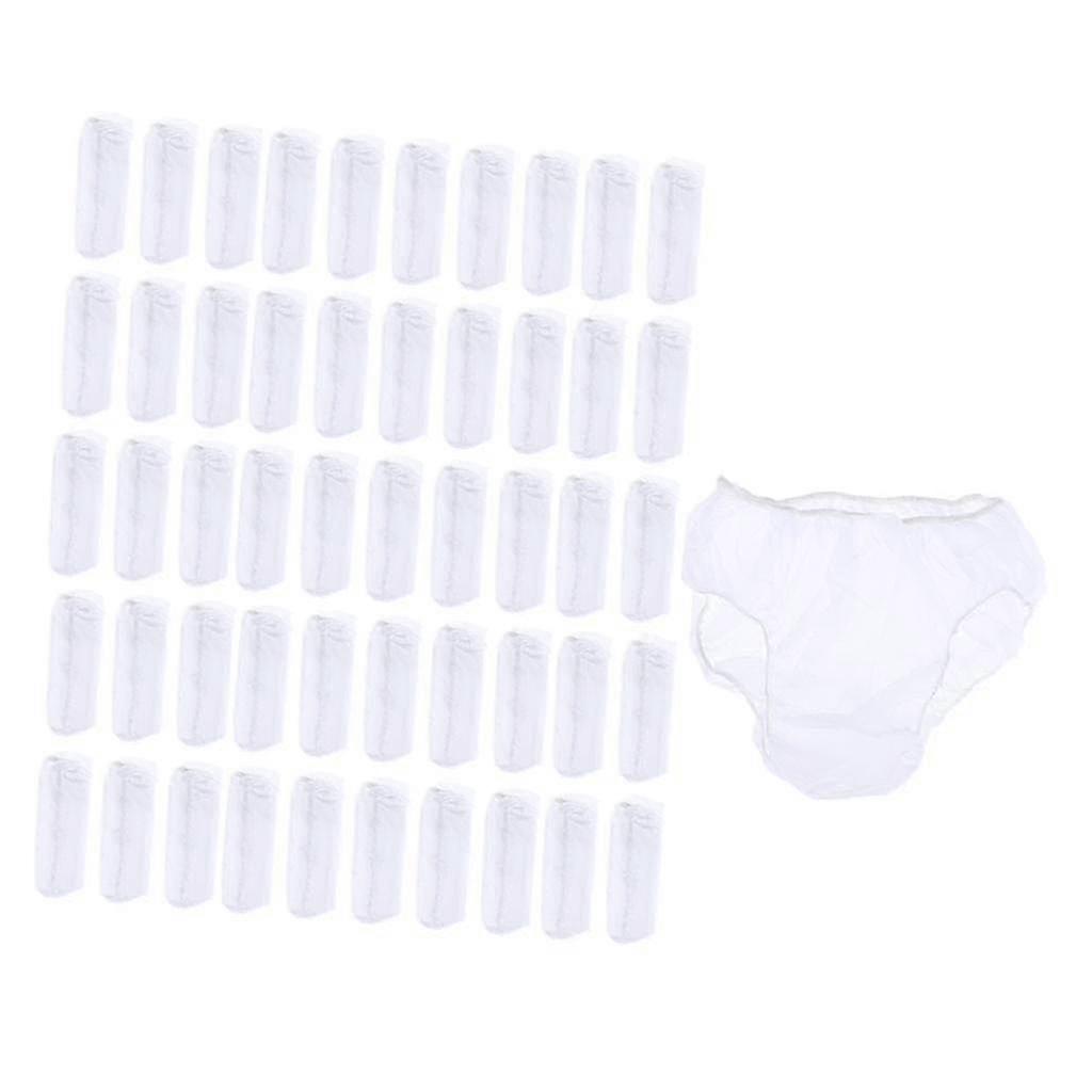 50x Sous-vêtements jetables Sous-vêtements jetables Slips jetables Jetable