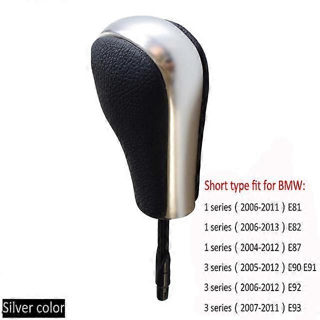 Automatic Gear Shift Knob With Alcantara For BMW E39 E46 E53 E60 E61 E63 E64 E83 E81 E82 E87 E90 E91 E92