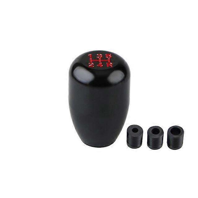 Aluminum Shifter Knob Weighted 5 Speed Ball Shape Car Gear Shift knobs Manual Transmission Vehicle 3 Threaded Adapters