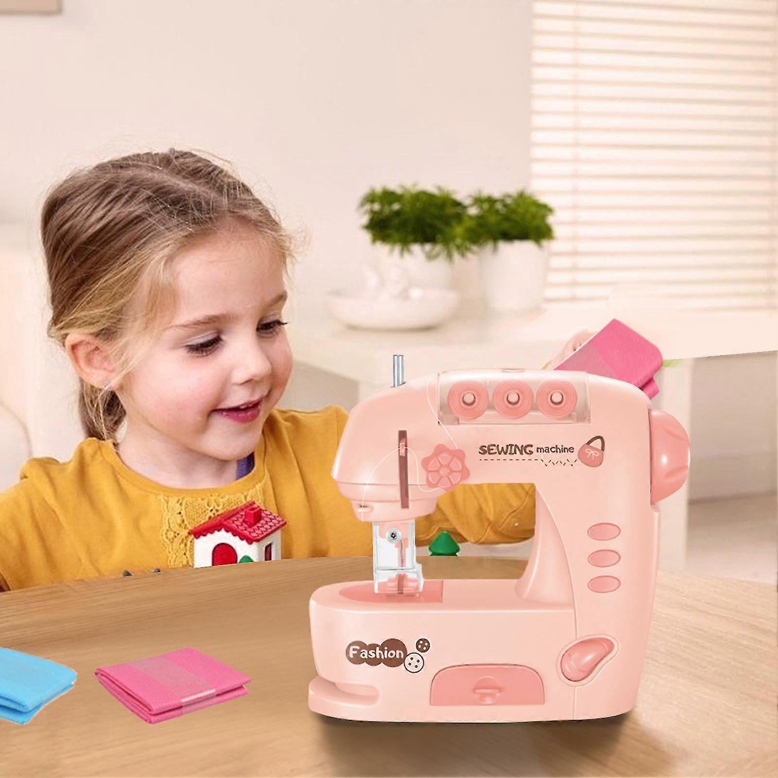 Sewing Machine Toy | Cool Sewing Machines Th Light And Fabric | Electric Toys For Kids 6 Aged And Up, For Introduction To Sewing Basics For Househol