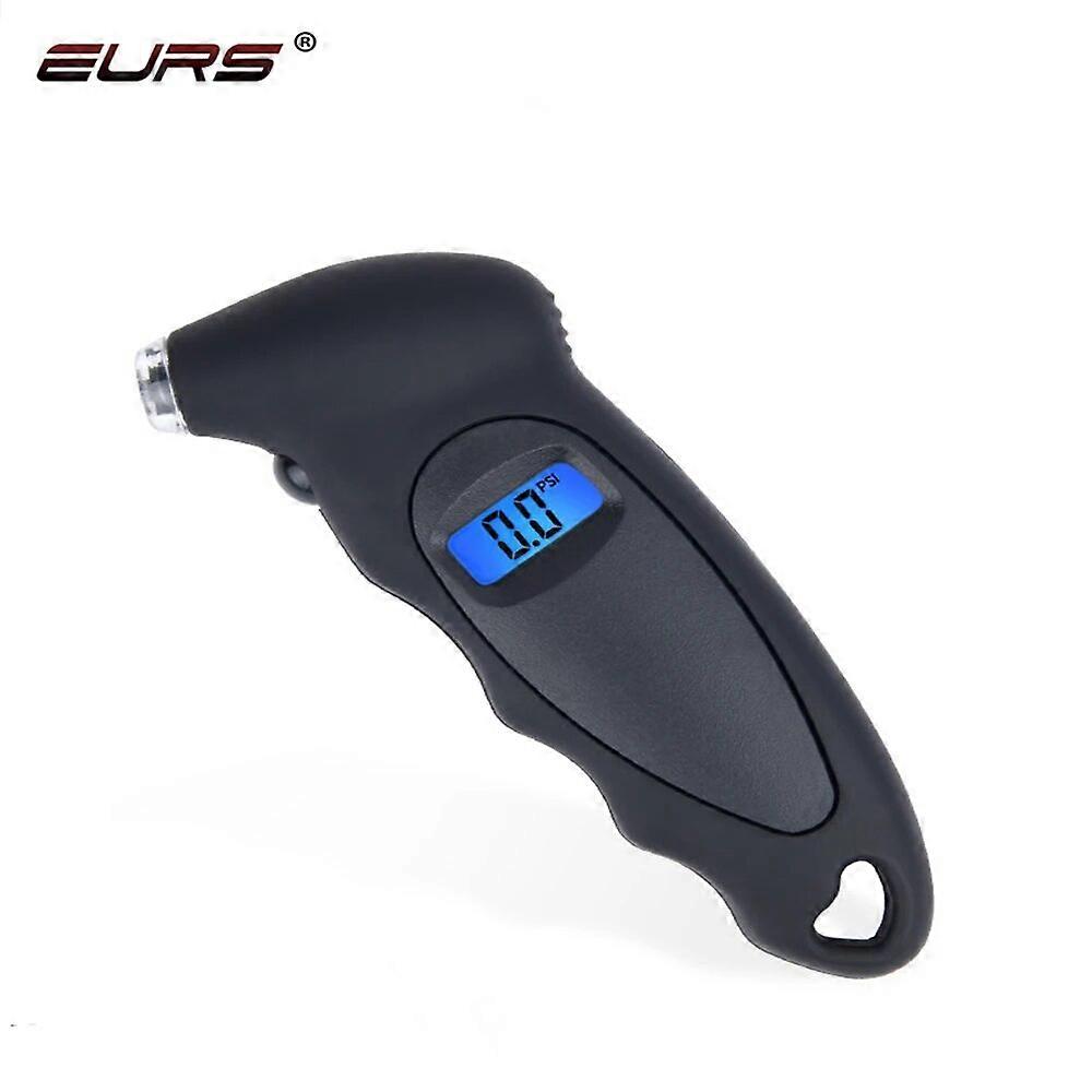 EURS New Tire Pressure Gauge Backlight High-precision Digital Monitoring Car Tyre Air Meter LCD Display Manometer Barometers