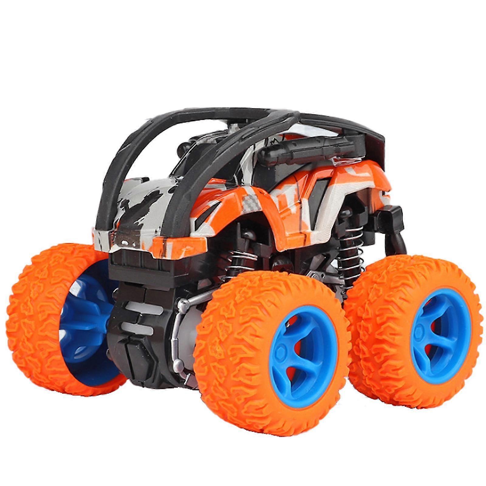 monster Truckar leksaker för pojkar - friktionsdriven mini push and go bil lastbil lekset för pojkar flickor småbarn ålder 3 4 5 år gammal presenter för barn