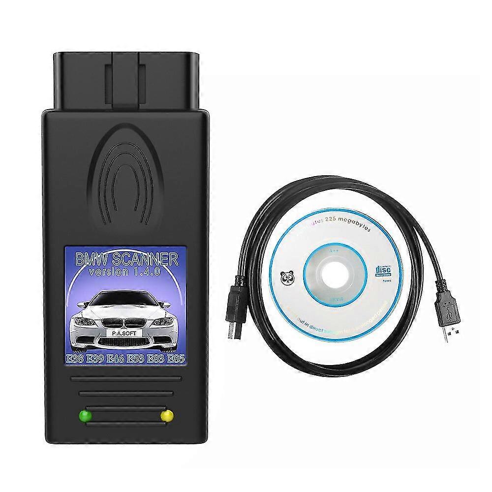 Multi-Function Unlock Version Repairing Tools USB Diagnostic Interface compatible with BMW Scanner 1.4.0 compatible with Windows XP