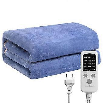 1.8x1.2m Electric Heated Blanket Thicker Heating Blanket Thermostat Carpet Soft For Winter Warmer 220v Eu Plug A