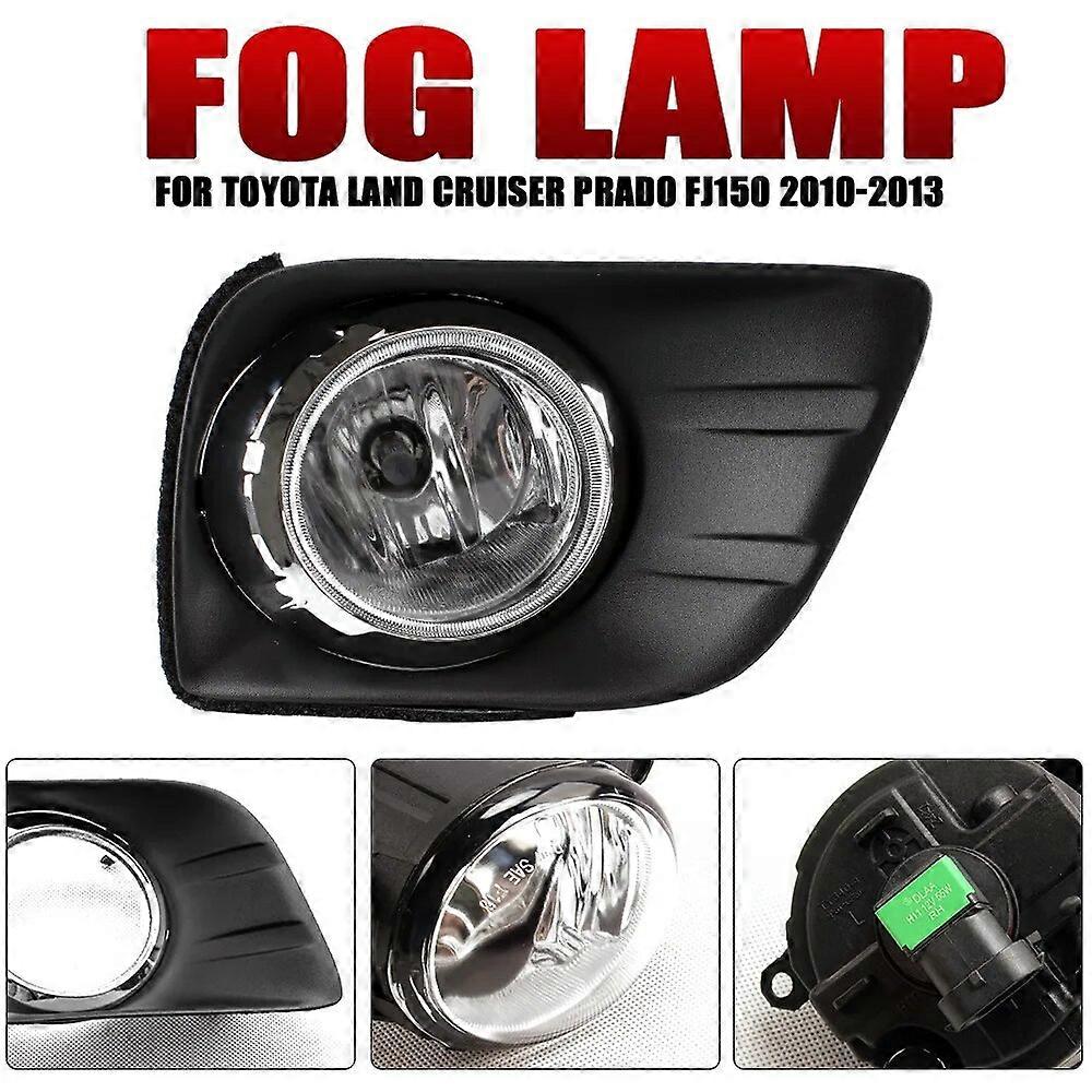 Feux Antibrouillard LED Pour Toyota Prado 150 (2010-2013) - DRL Blancs, Remplacement Direct, Kit Complet