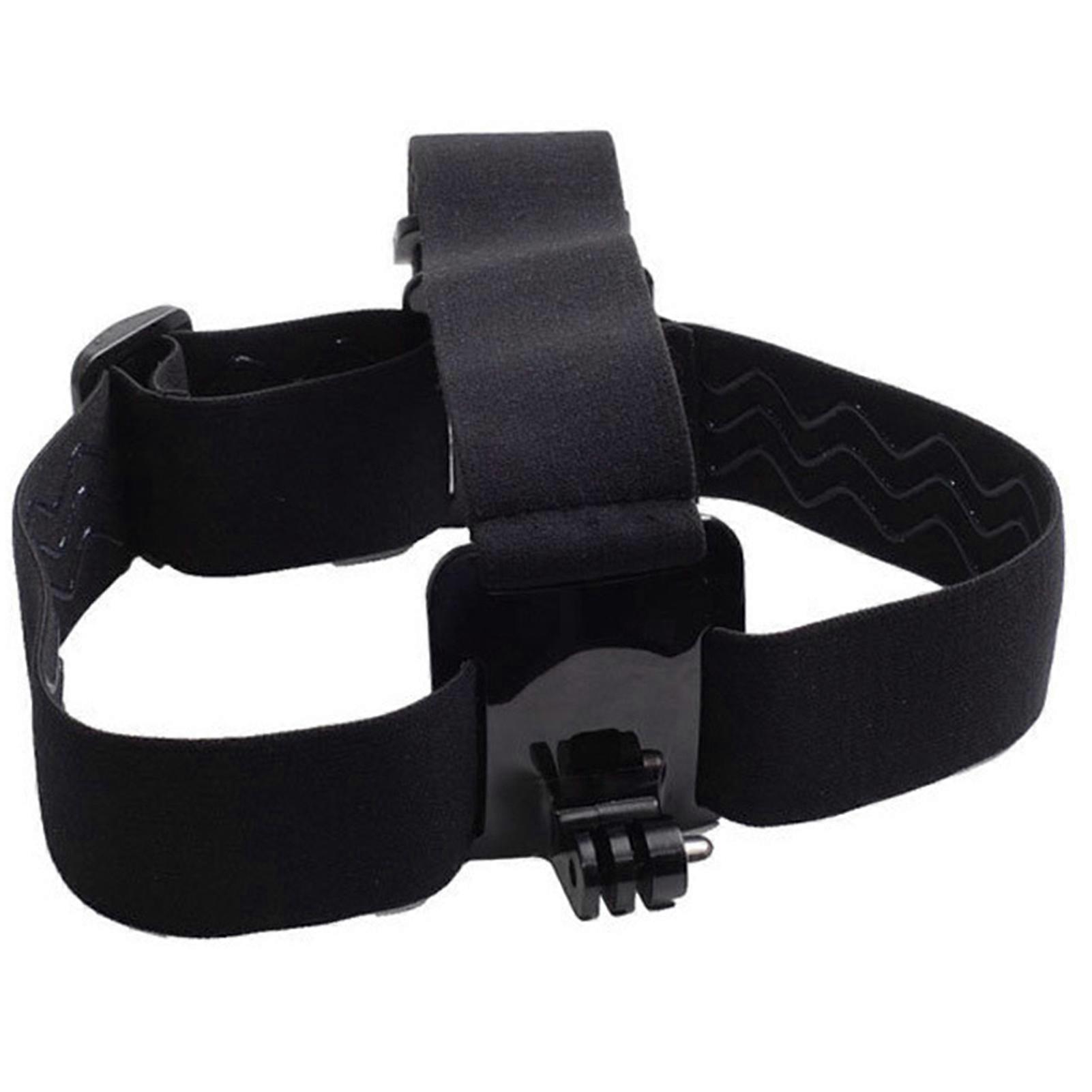 Adjustable Action Camera Head Mount Strap - Durable, Compatible, Hands-Free Filming