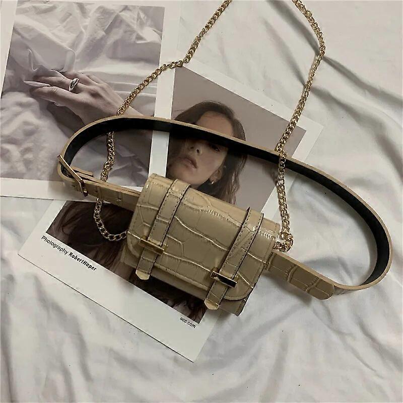 Luxury Design Vintage Ins Belt Γυναικείες Μίνι Τσάντες All Match Fashion Trendy Chain Τσάντες Κορεάτικα Ιαπωνικά Vintage Πακέτα Μέσης Y2k