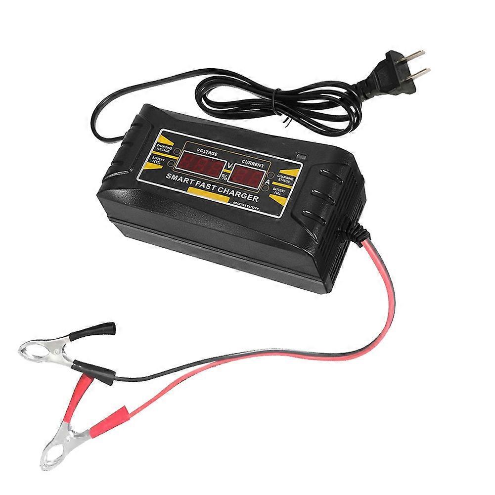Automatic Car Lead Acid Battery Charger 110V-240V to 12V 6A Smart Fast Charging