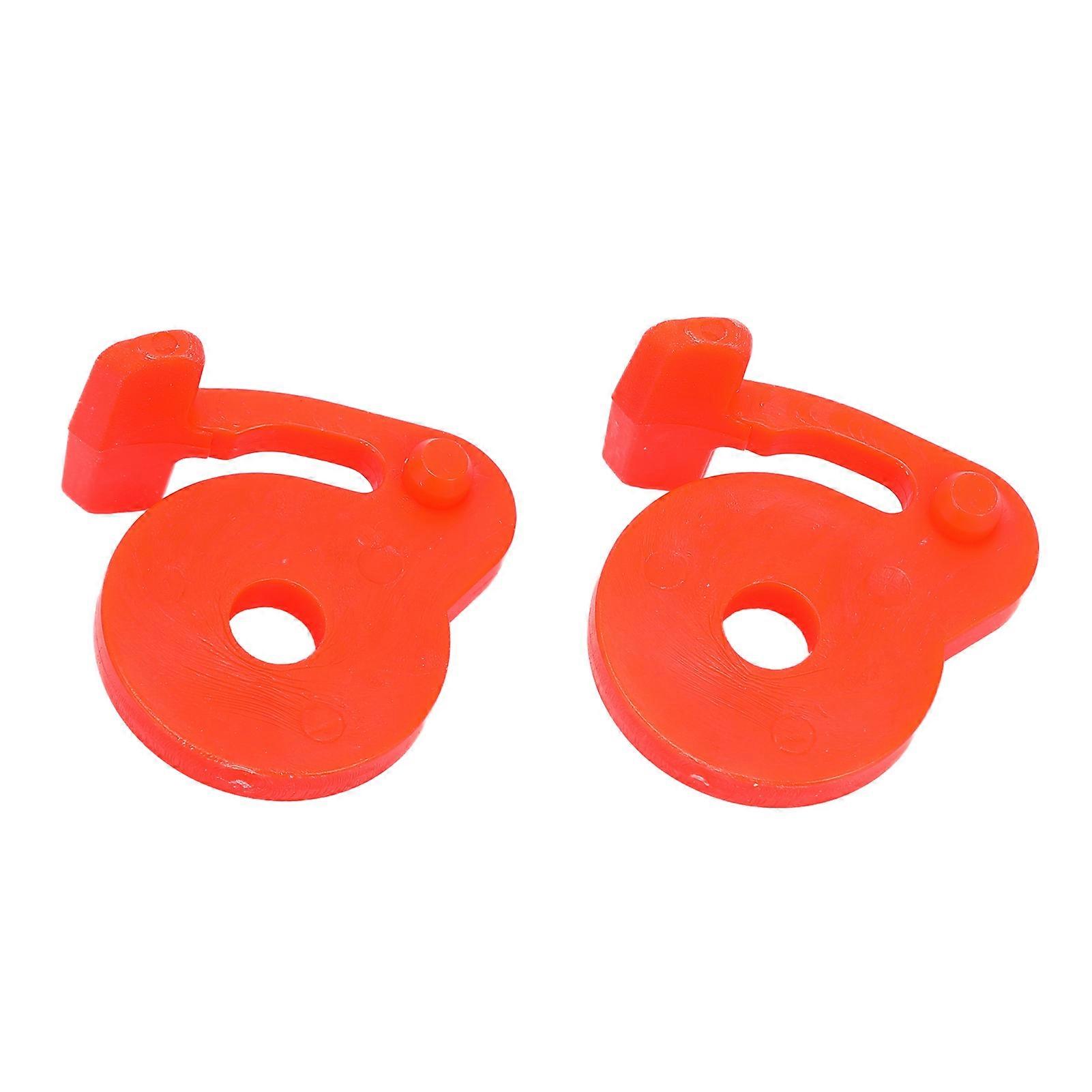 2Pcs Side Wall Lock Standard Simple Installation Red Trailer Angle Lock Basic Fuse Modified Parts for Stema