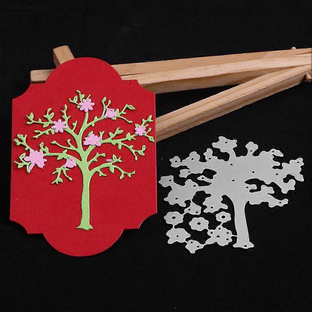 Flower Tree Cutting Die DIY Scrapbook Paper Card Making Craft Stencil Mold Decor mengxi