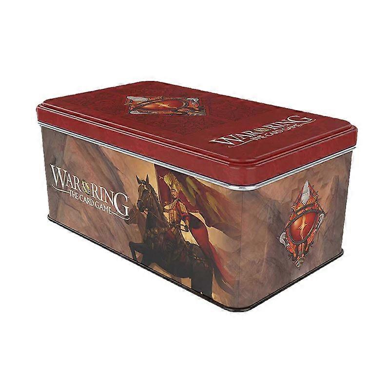 War of the Ring The Card Game Shadow Card Box and Sleeves Red Bannerman Ver