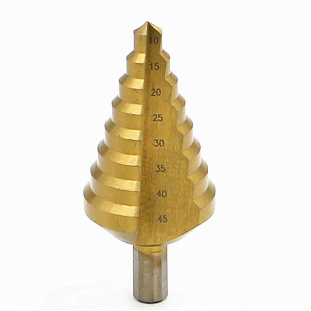 Step Drill Bit - Titanium Coated HSS for Power Tools