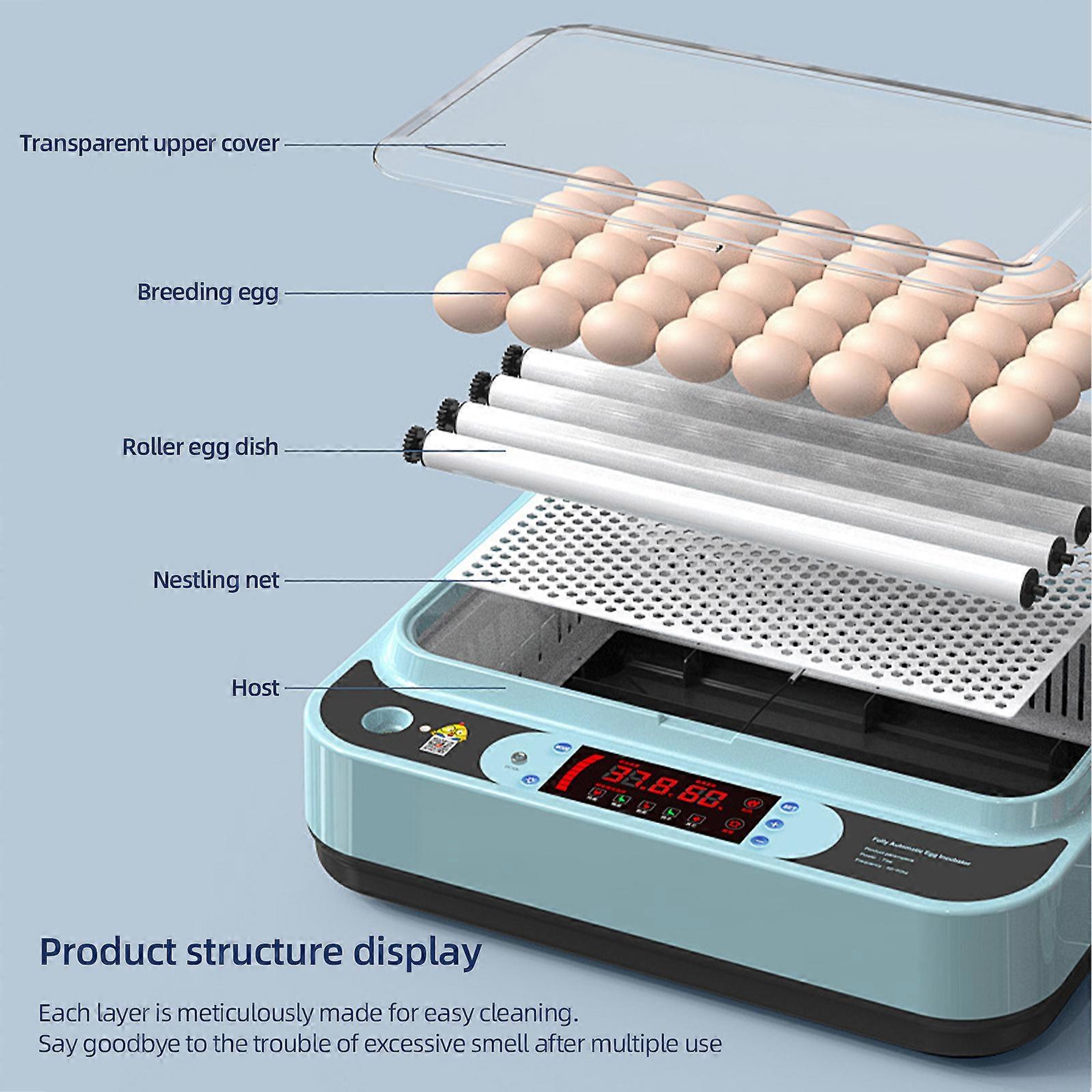 9/12/15/64  Hatching Eggs Automatic Temperature Monitoring, Automatic Egg Turner