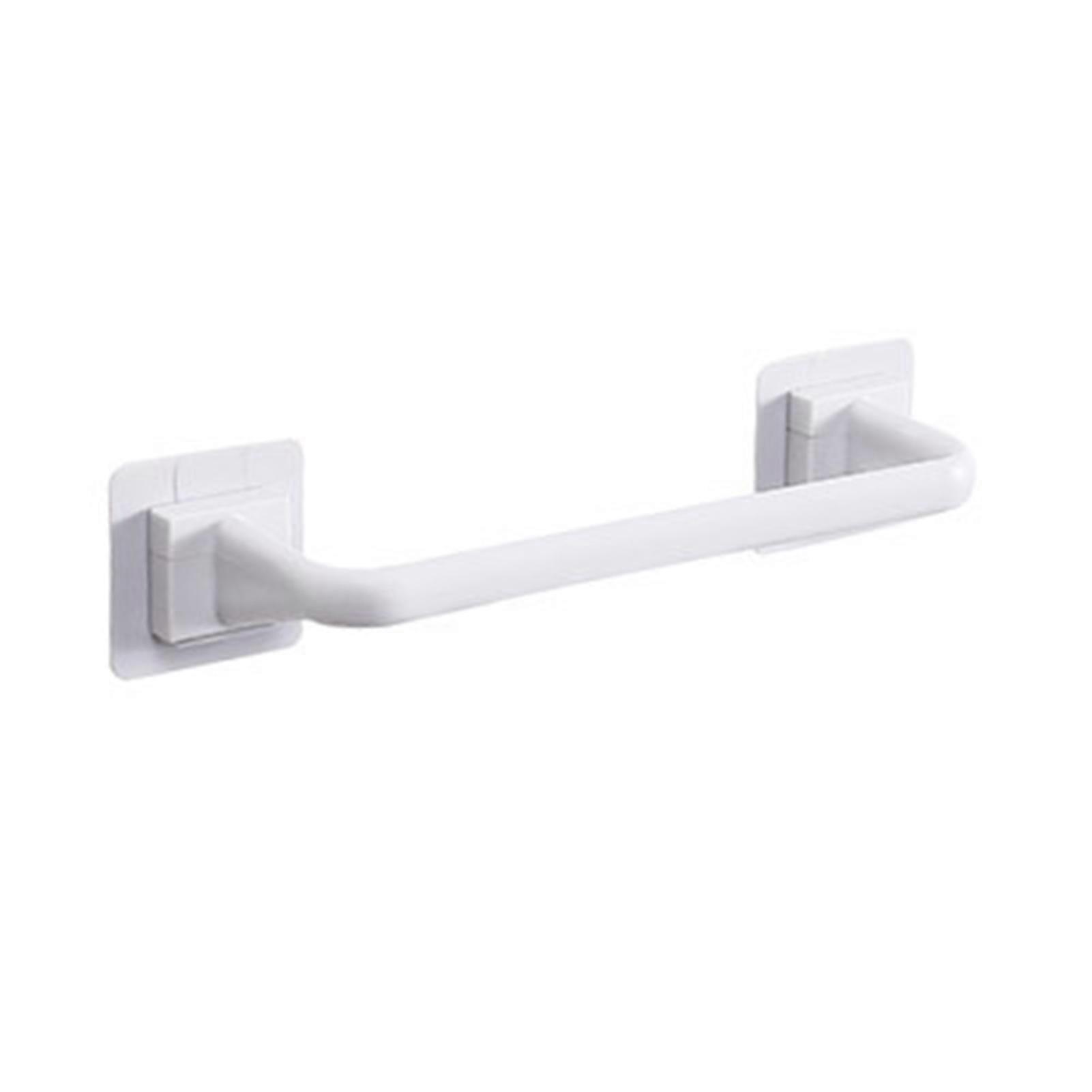 Towel Rack Wall Mounted Space Saver PP Simple Appearance Towel Storage Holder for Dorm