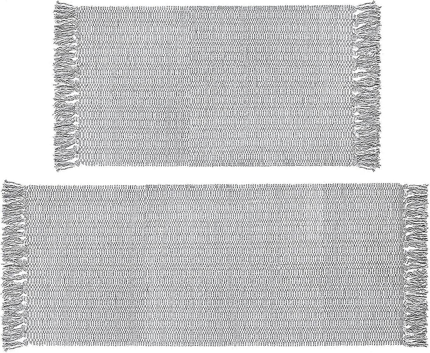 Bathroom Rugs Cotton Area Rug Set 2 Piece