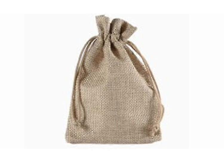 7*9cm Reusable Small Cotton Drawstring Bags Light Purple