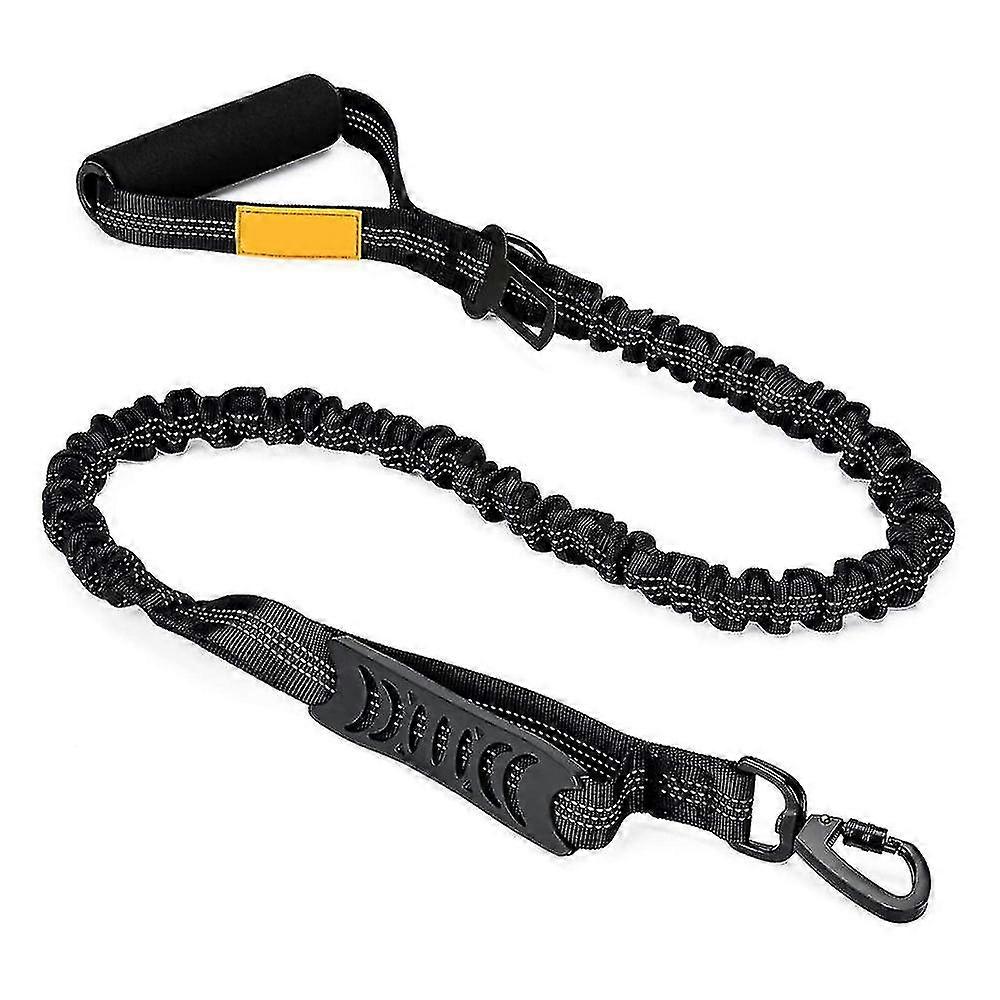 Reflective Dog Leash Shock Absorbing With Comfortable Padded Handle And Traffic Handle Suitable