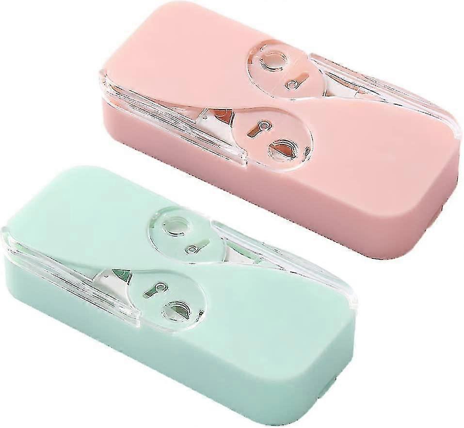 Portable Floss Dispenser, Dental Floss Picks Dispenser, Dental Floss Portable Case With 12 Pcs Dental Floss