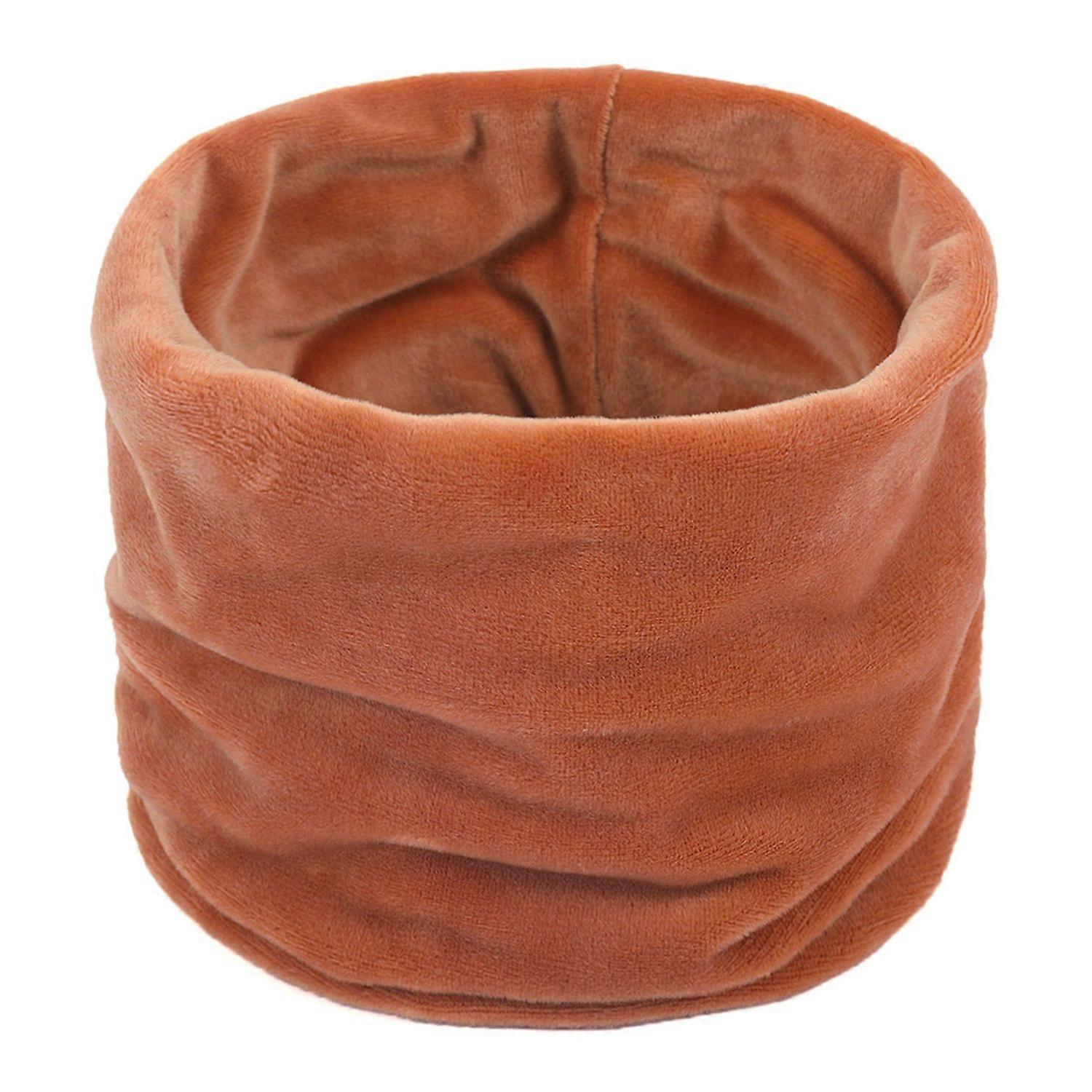 ゴールデンベルベット弾性スカーフ男性女性無地装飾スカーフ断熱材多用途