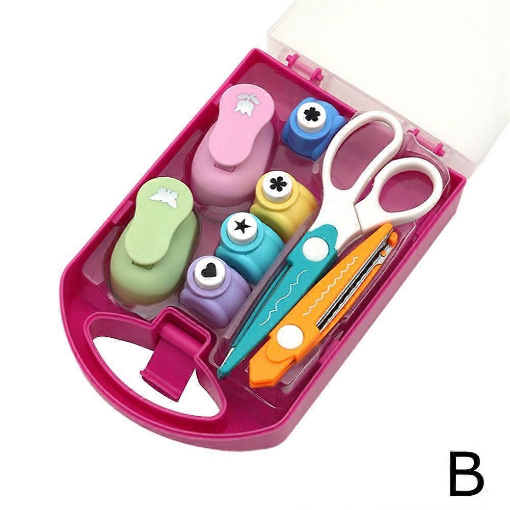 Kids DIY Puncher Craft Sets - Hole Punch Shape Set for Creative Crafting