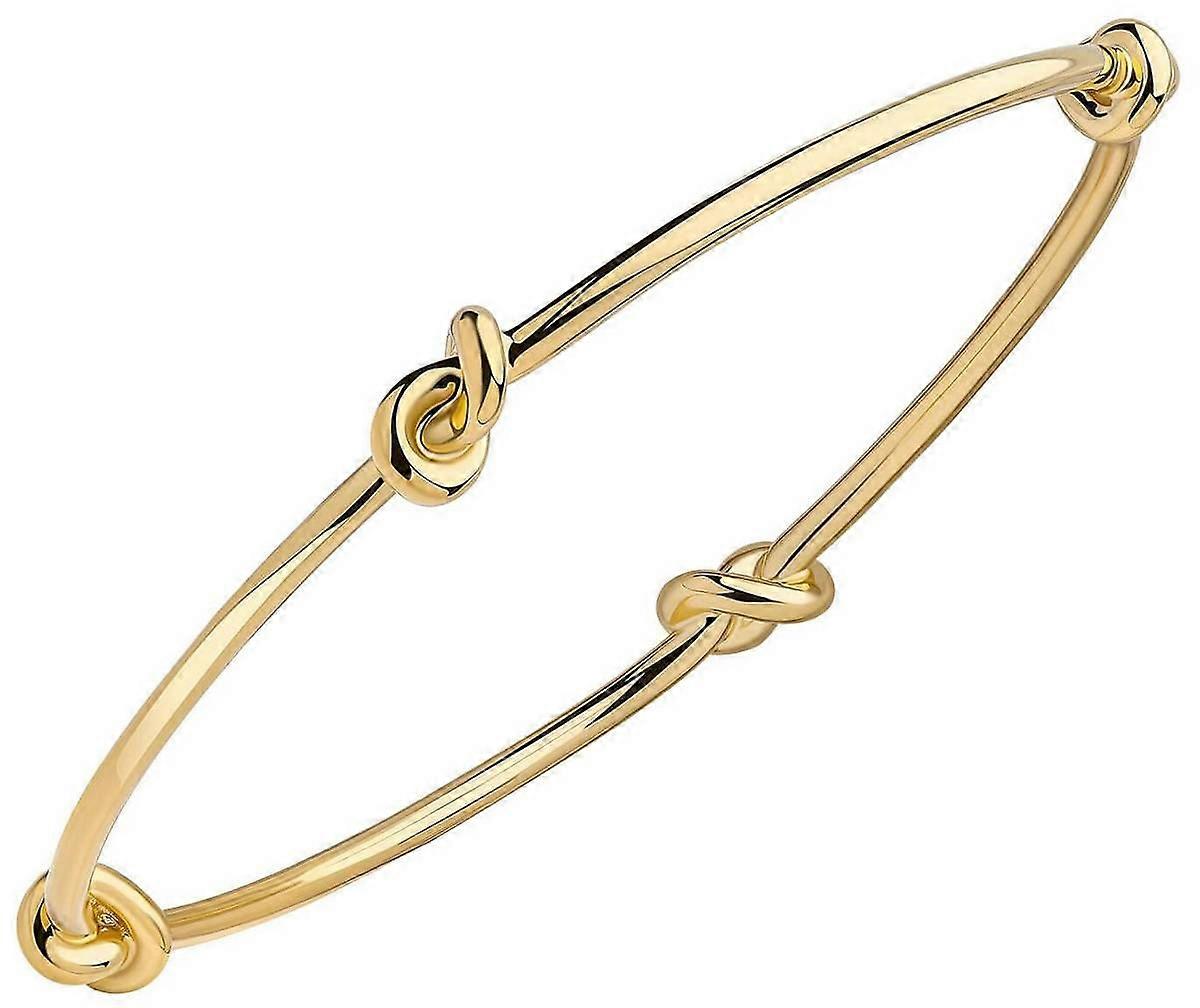 Beginnings Love Knot Bangle - Gold