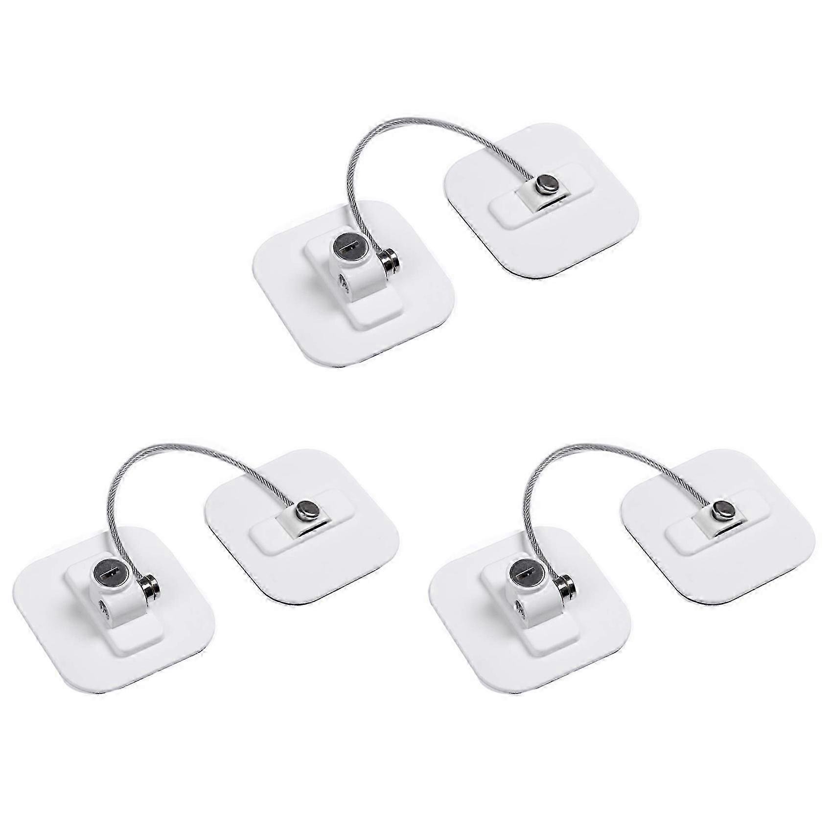 Fridge Lock,Refrigerator Locks,Freezer Lock with Key suitable for Child Safety,Locks to Lock Fridge and Cabi