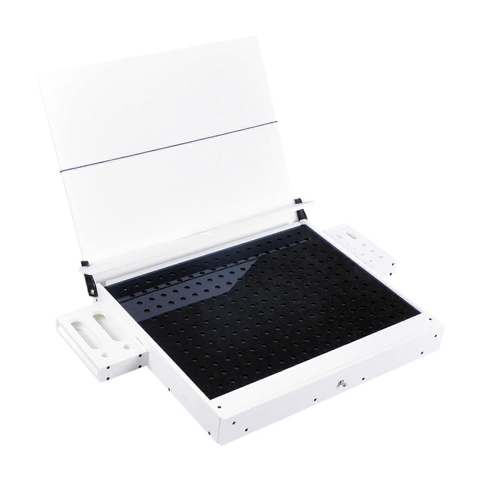 Workbench for Model Making Model Shelf Portable Storage Box Model Work Table White