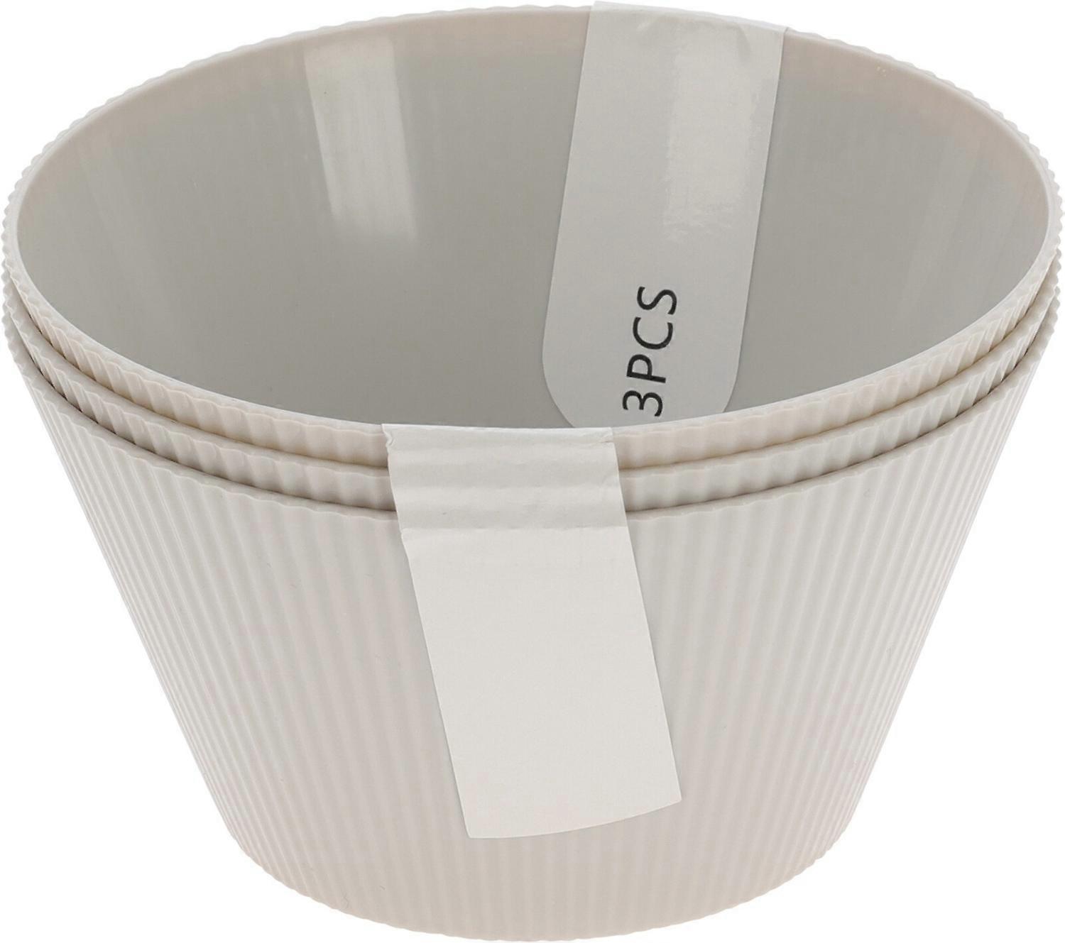 Skål Beige 3-pack Melamin 