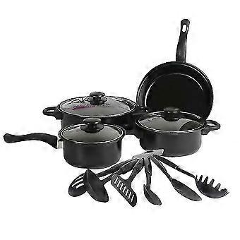 Non-Stick Pots And Pans Set 13-Piece Kitchen Utensil Set...
