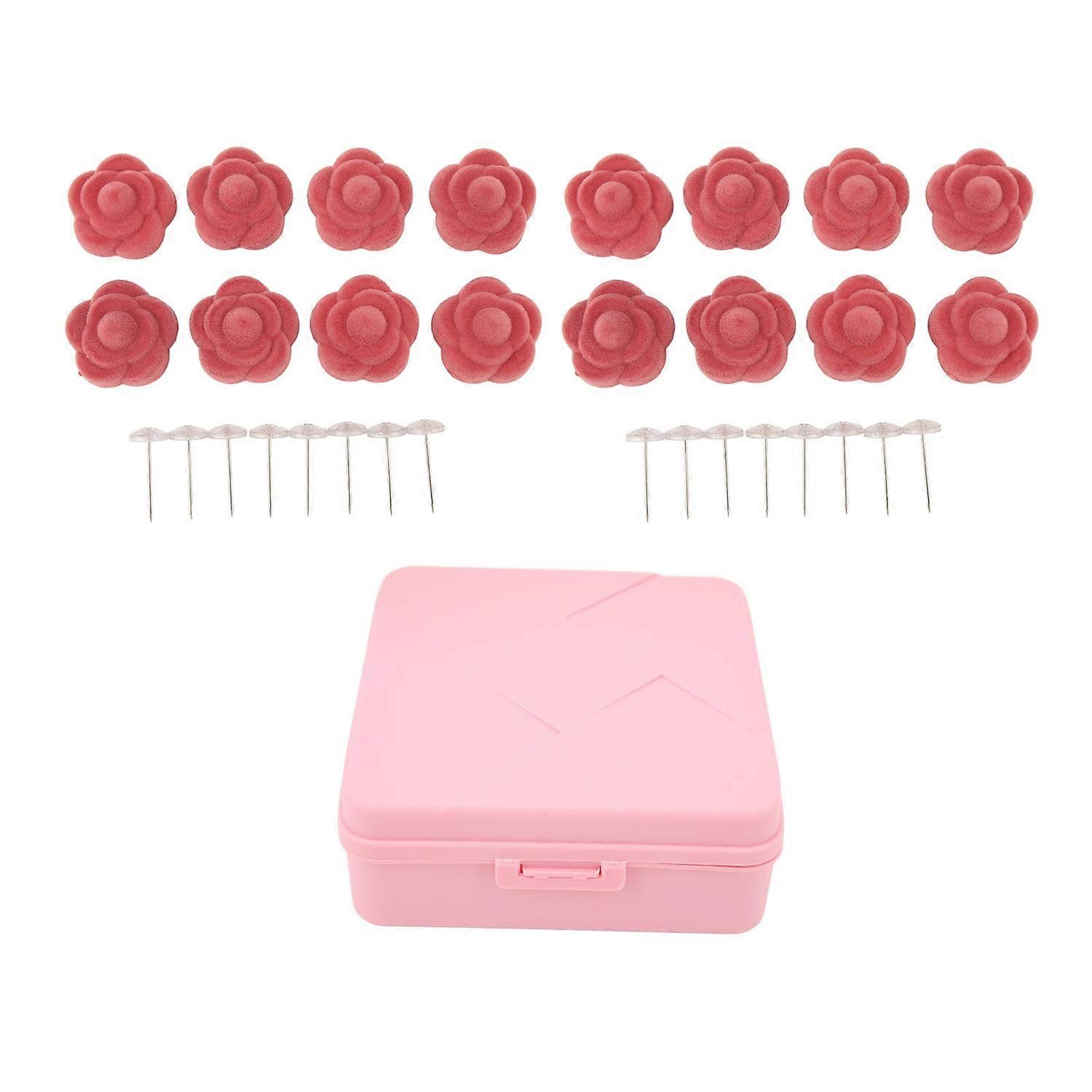 16pcs Duvet Clips Multipurpose Rose Shape Exquisite Safe Easy To Fix Quilt Fixing Clips for Quilt Du