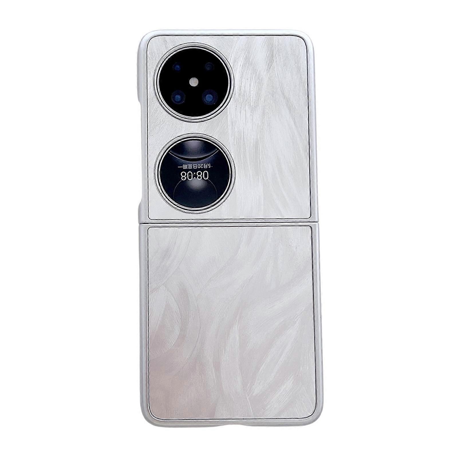 Silver Edge PC Case For Huawei P50 Pocket