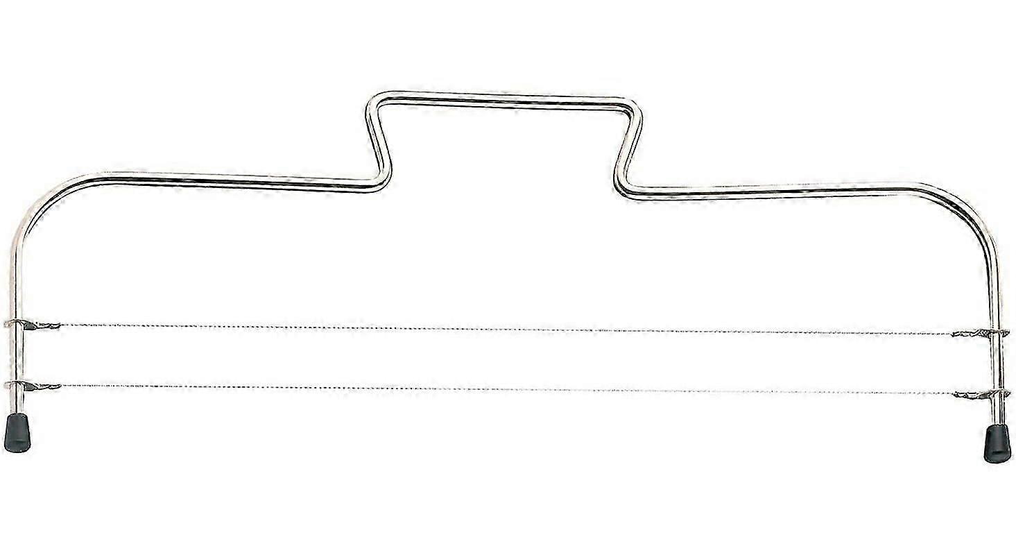 cake base cutter, height-adjustable cutting aid, stainless steel