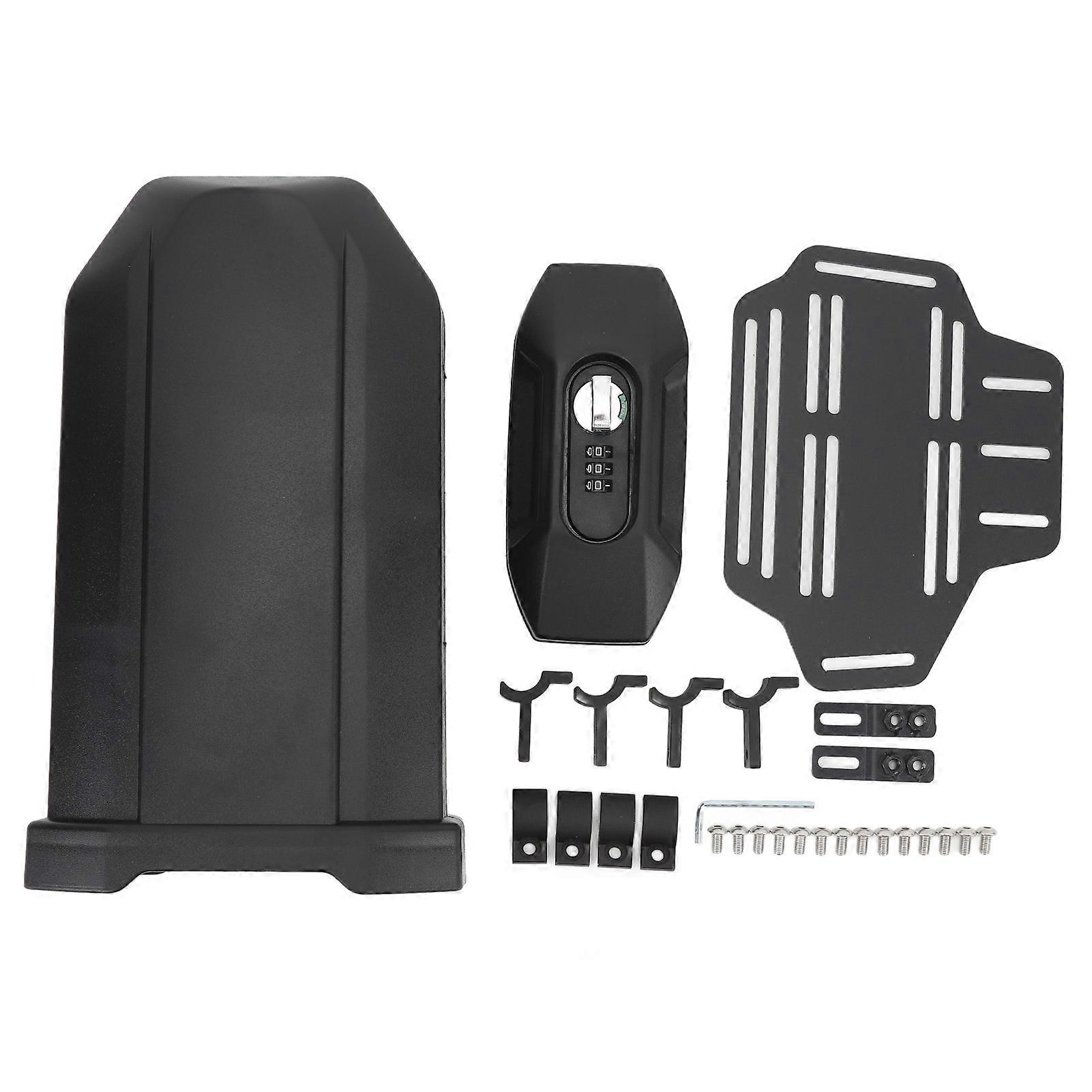 3.8L Motorcycle Side Tool Box with Combination Lock and Rear Seat Mounting Bracket for R1300GS, R1200GS and R1250GS