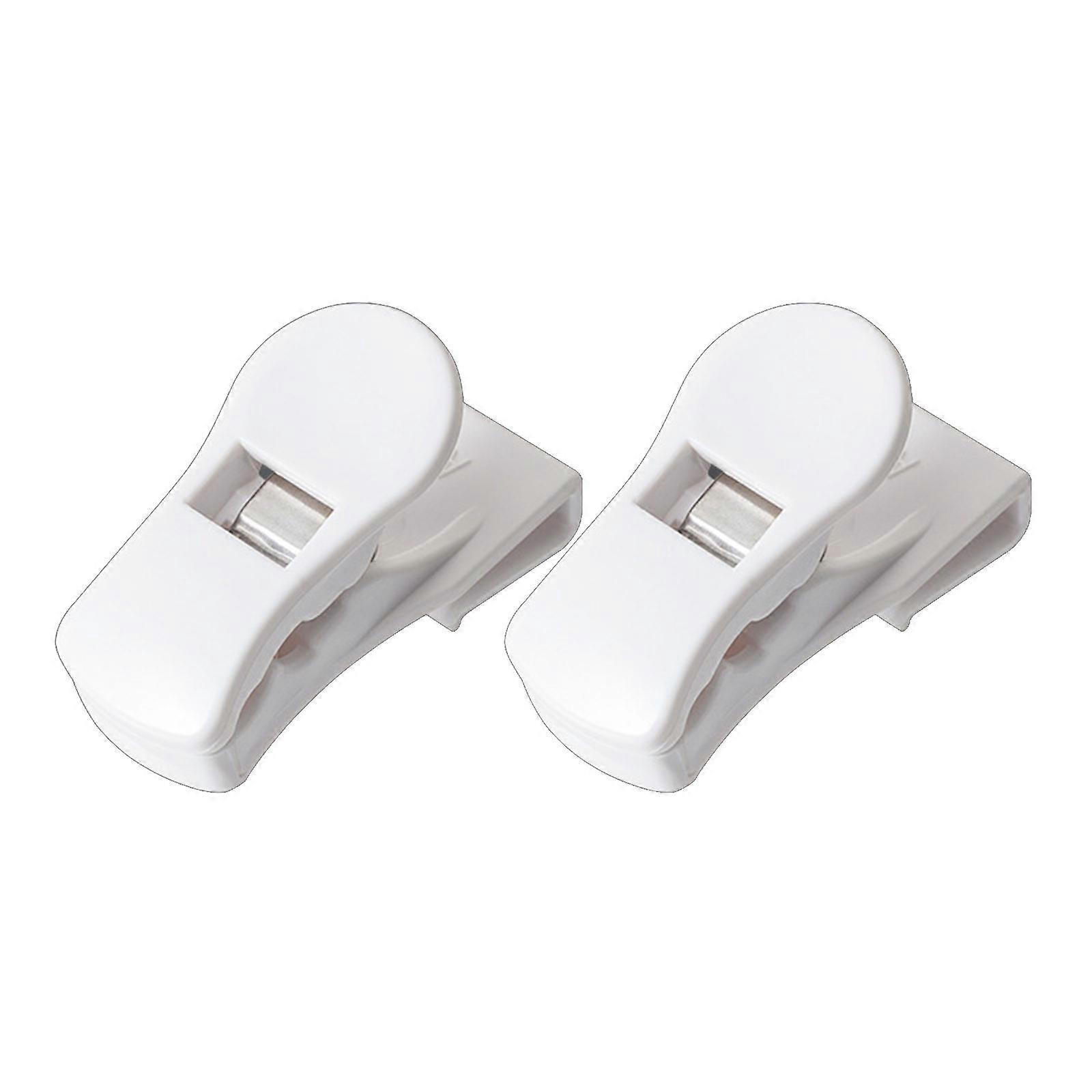 Refrigerator Side Door Divider Clip Partition Shelf Storage Clips Fix Clamp  S White