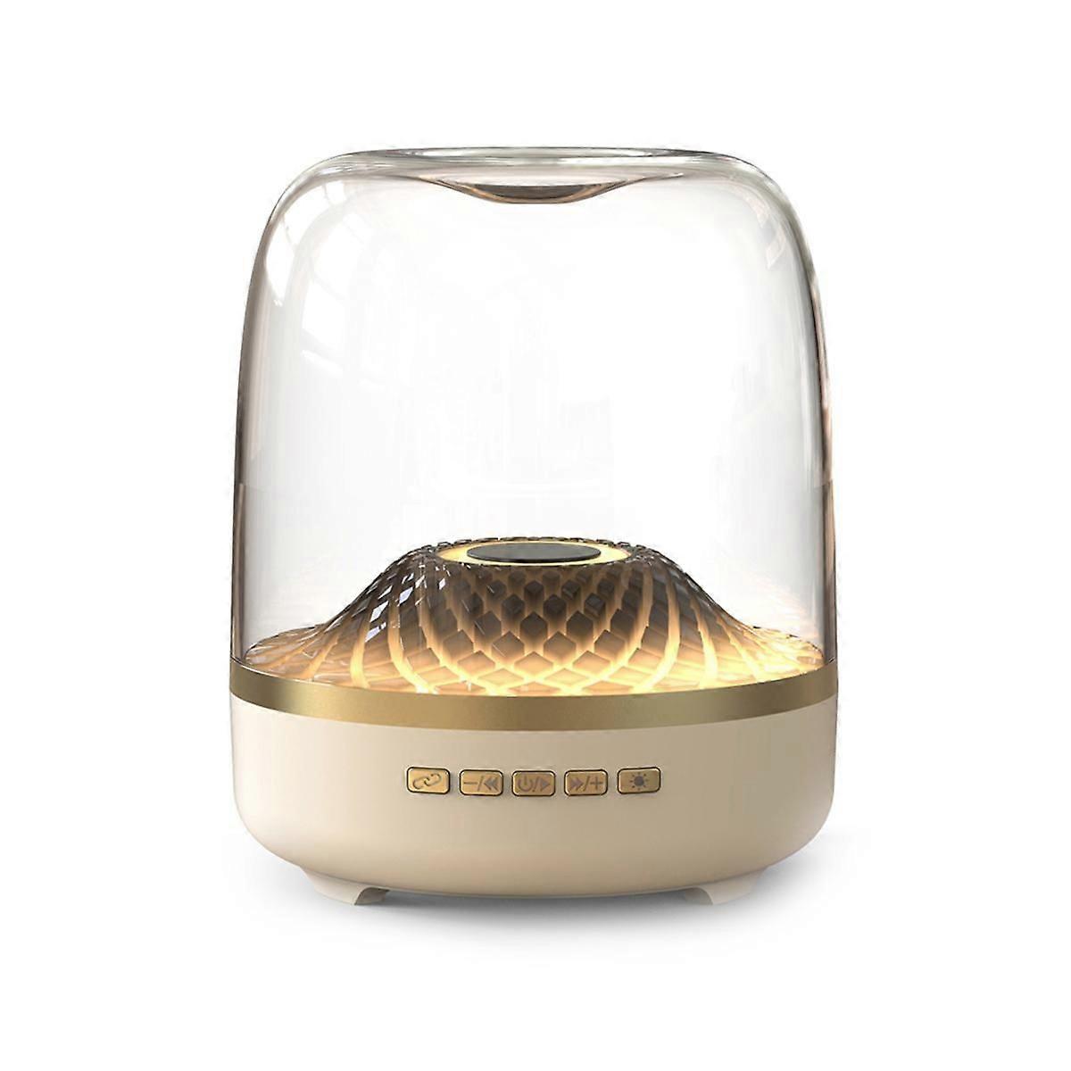 Sound Box Bluetooth Subwoofer Colorful Glass Home High Volume Wireless Computer Speaker Audience Sp
