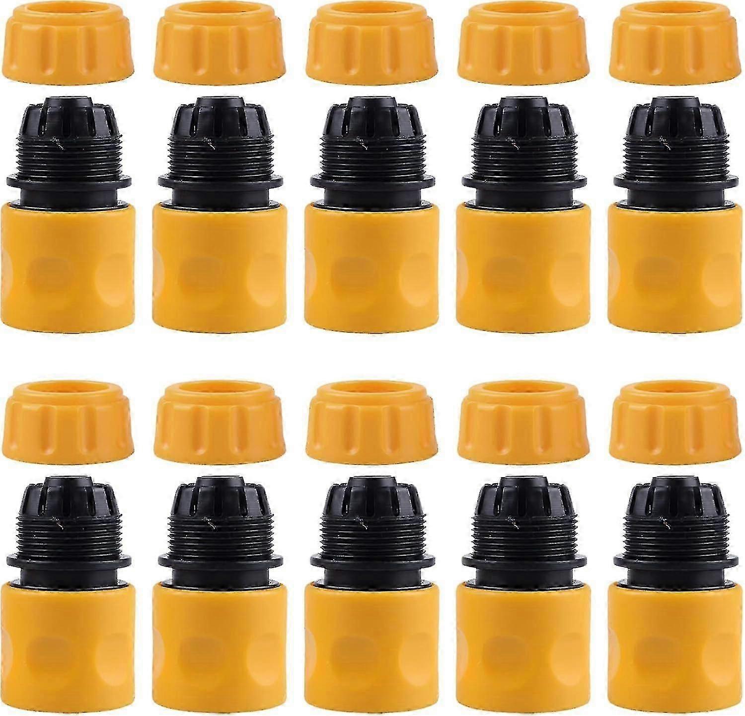 10PCS Quick Watering Fittings 1/2 Hose Watering Plastic Quick Connector Garden Hose Fitting Connector for Faucet Connector