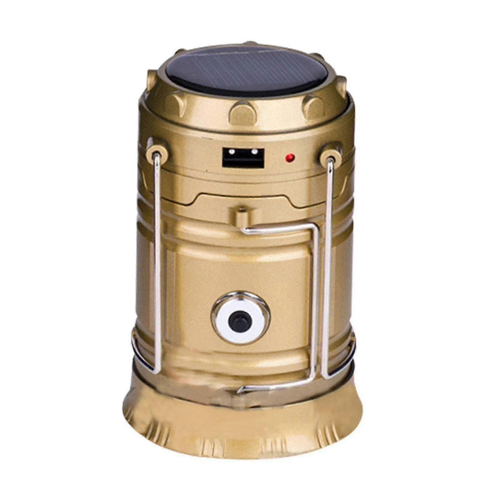 Multi-functional Outdoor Camping Light Rechargeable Portable Solar Camping Lamp